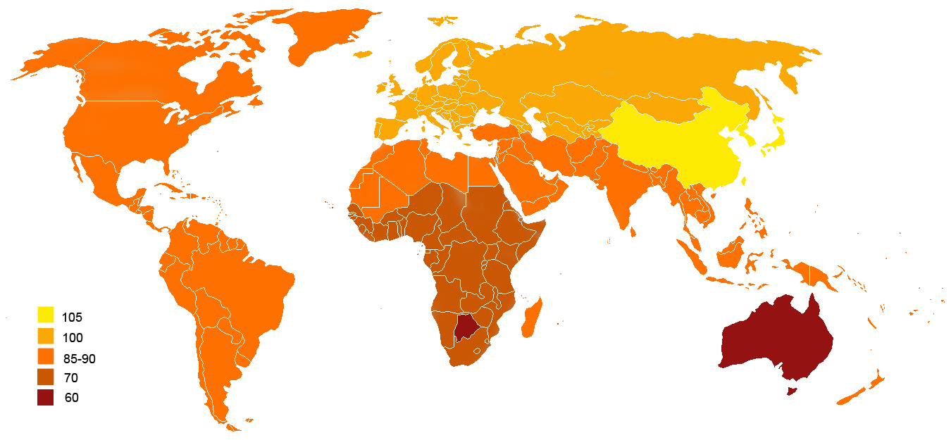 Iq карта мира