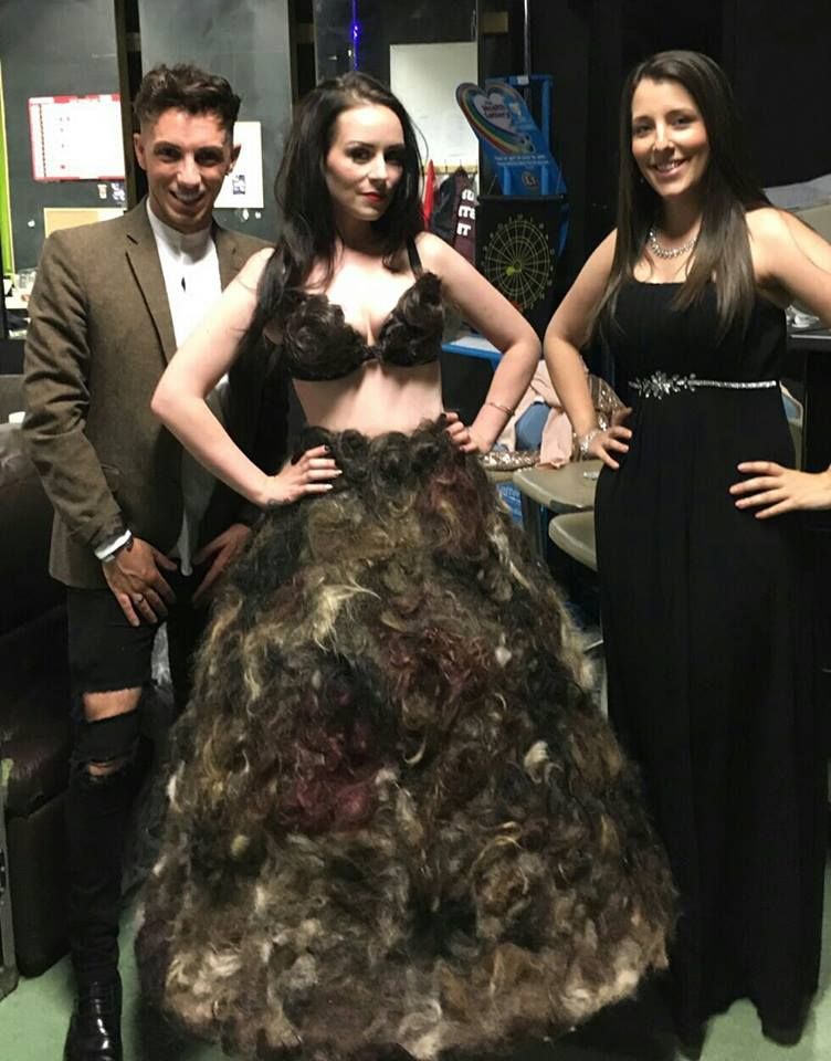  Dress made of hair