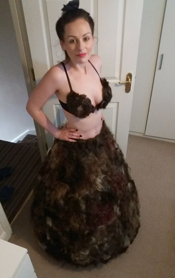  Dress made of hair